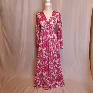 Vintage hand made 1960s dress with wrap